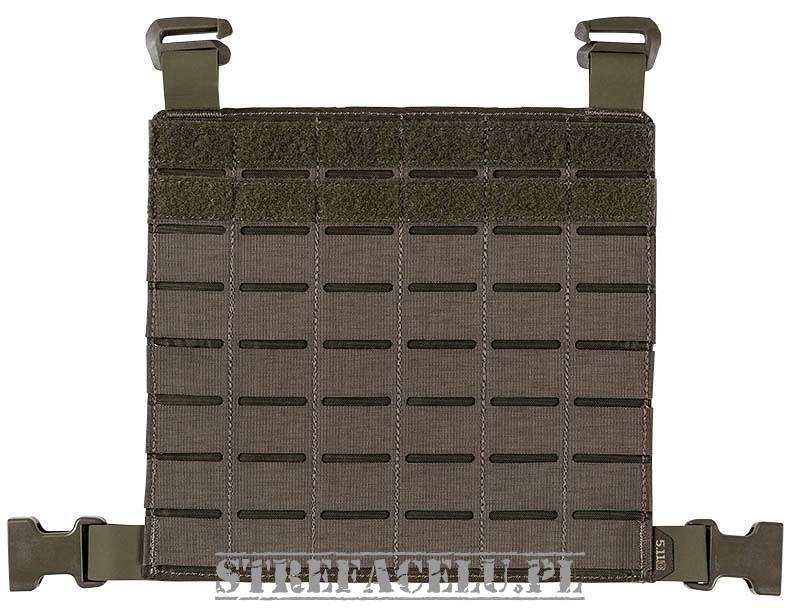 Molle Patch Panel with Laser Cutting Loop, Molle Patch Display Holder for  Backpack,6X3.2 Mini Patch Board Include American Flag Patch(Green)