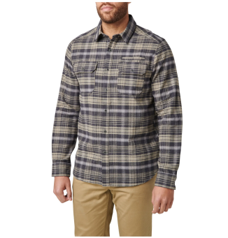 Men's Shirt, Manufacturer : 5.11, Model : Lester Long Sleeve Shirt, Color : Volcanic Plaid