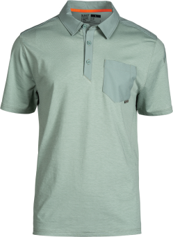 Men's Polo, Manufacturer : 5.11, Model : Axis Short Sleeve Polo, Color : Dusty Sage