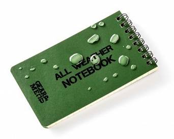 Waterproof Notebook, Manufacturer : Gadget Master, Color : Green