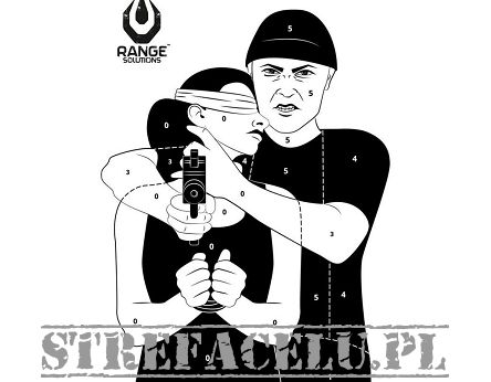 Tarcze strzeleckie Hostage Zakładnik 50szt Range Solutions