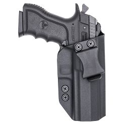 IWB Holster, Compatibility : IWI Jericho 941 PSL9 - M size polymer frame, Manufacturer : Concealment Express, Material : Kydex, Color : Black