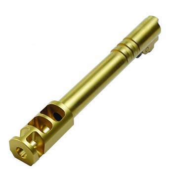 BUL 5`` One-Piece Compensated Barrel Ramped Gold Titanium Coating 9mm #40217