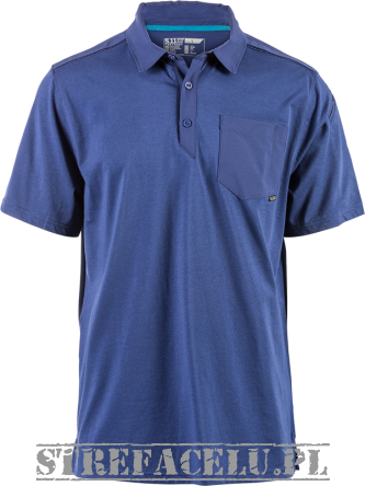 Men's Polo, Manufacturer : 5.11, Model : Axis Short Sleeve Polo, Color : Blueprint