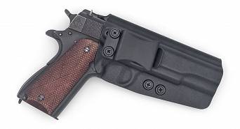 IWB Holster, Compatibility : 1911 Government without rail, Manufacturer : Concealment Express, Material : Kydex, Color : Black