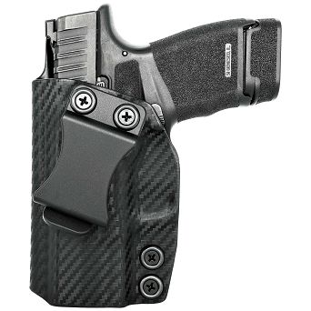 IWB Holster, Compatibility :Springfield H11 (Hellcat) with optic, Manufacturer : Concealment Express, Material : Kydex, For Persons : Left Handed, Finish : Carbon