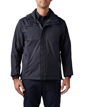 Men's Jacket, Manufacturer : 5.11, Model : Tac-Dry Rain Shell 2.0, Color : Dark Navy