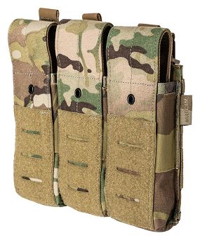 AR-15 3-Magazine Pouch, Manufacturer : 5.11, Model : Flex Triple AR MAG Pouch, Camouflage : Multicam