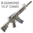 Karabinek AR-15 SOLGW Blood Diamond lufa 10.3" Camouflage, kal. 5,56x45mm / .223REM