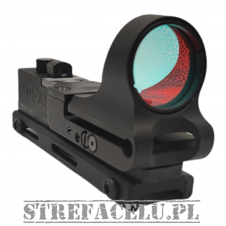 Red Dot Sight, Manufacturer : C-More (USA), Model : Railway Aluminum (ATRW), Dot Size : 2 MOA, Color : Black