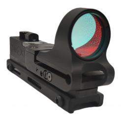 Red Dot Sight, Manufacturer : C-More (USA), Model : Railway Aluminum (ATRW), Dot Size : 2 MOA, Color : Black