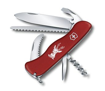 Victorinox Scyzoryk Hunter, czerwony Nylon 111mm