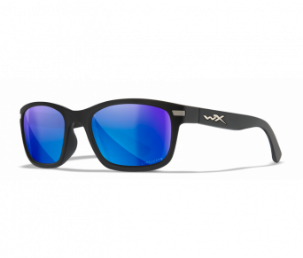 Okulary WileyX Helix Captivate Polarized Blue Mirror / Matte Black Frame