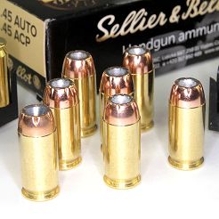 Amunicja JHP 14,90G S&B 45 AUTO // .45 ACP