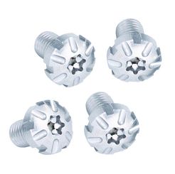 Grip Screw Stainless Steel Silver set (4 pcs) #10105