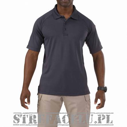 Men's Polo, Manufacturer : 5.11, Model : Performance Short Sleeve Polo, Color : Charcoal