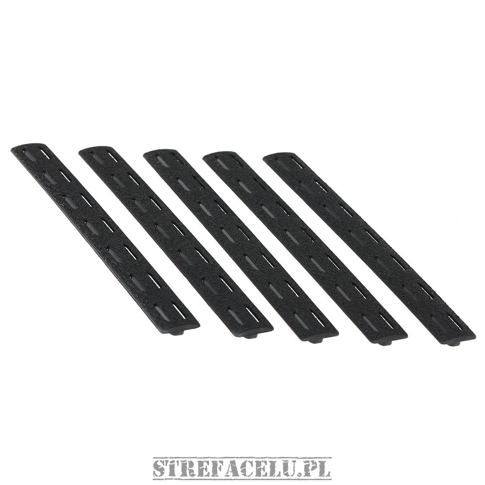 BCM (Bravo Company) KeyMod™ Rail Cover Kit, 5.5-inch BLACK (5 in set ...