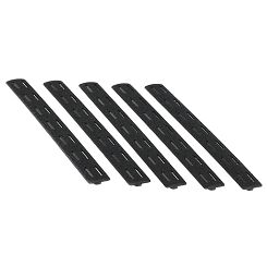 BCM (Bravo Company) KeyMod™ Rail Cover Kit, 5.5-inch BLACK (5 in set)
