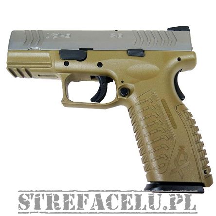 Pistol XDM-9 3,8 silver // brown