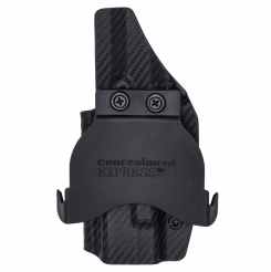 OWB Holster, Compatibility : Sig Sauer P320 Compact/Carry OR, Manufacturer : Concealment Express, Material : Kydex, For Persons : Right Handed, Finish : Carbon