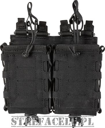 Flex Double Multi-Caliber Mag Pouch, Manufacturer : 5.11, Color : Black