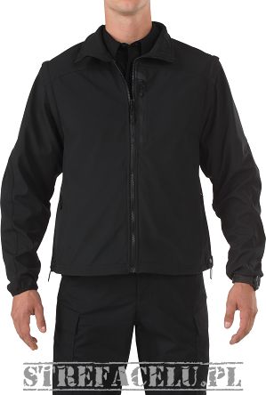 Men's Softshell, Manufacturer : 5.11, Model : Valiant Softshell, Color : Black