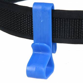 Wieszak niebieski na pasek - Belt Clip for Ear Defenders, Blue