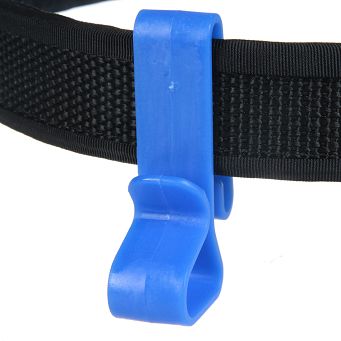 Wieszak niebieski na pasek - Belt Clip for Ear Defenders, Blue