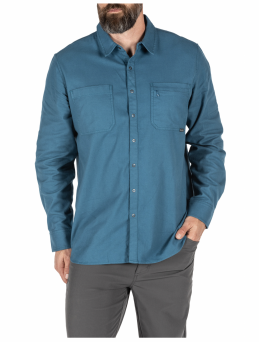 Men's Shirt, Manufacturer : 5.11, Model : Hawthorn Long Sleeve Shirt, Color : Tidal