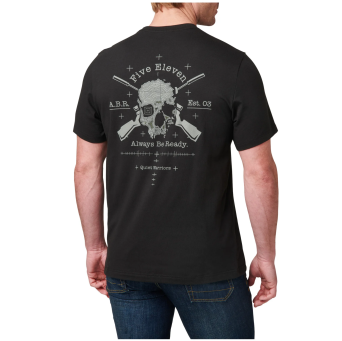 Men's T-shirt, Manufacturer : 5.11, Model : Quiet Warrior Tee, Color : Black