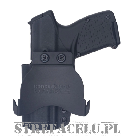 OWB Holster, Compatibility : Keltec P17, Manufacturer : Concealment Express, Material : Kydex, For Persons : Right Handed, Color : Black