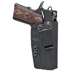 IWB Holster, Compatibility : 1911 Commander without rail, Manufacturer : Concealment Express, Material : Kydex, For Persons : Left Handed, Color : Black