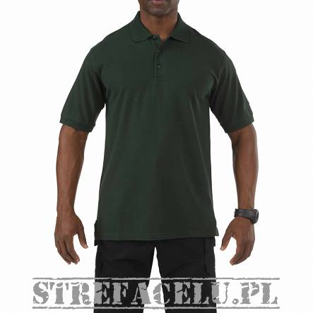 Men's Polo, Manufacturer : 5.11, Model : Professional Short Sleeve Polo, Color : Green