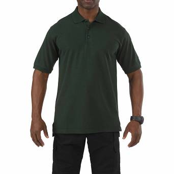 Men's Polo, Manufacturer : 5.11, Model : Professional Short Sleeve Polo, Color : Green