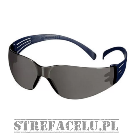 Okulary ochronne 3M SecureFit 100, ciemne SF102AF-BLU-E