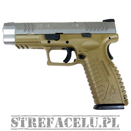 Pistol XDM-9 4,5 silver // brown