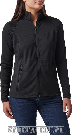 Bluza damska 5.11 WM STRATOS FULL ZIP, kolor: BLACK - (Wybór rozmiarów)