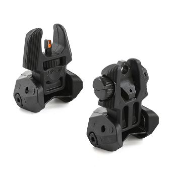 Meprolight FRBS 4 Dot Folding back-up sight set with self-illuminated night sights for AR15/M16