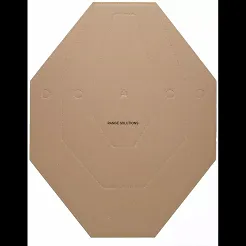 Tarcze Strzeleckie kartonowe IPSC 50szt - brązowe Range Solutions