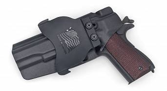 OWB Holster, Compatibility :1911 Government Without Rail, Manufacturer : Concealment Express, Material : Kydex, Color : Black