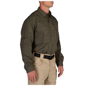 Men's Shirt, Manufacturer : 5.11, Model : Taclite Pro Long Sleeve Shirt, Color : Ranger Green