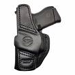 Leather Holster, Manufacturer : Falco Holsters (Slovakia), Type : 2in1 - IWB + OWB, Model : AM02-2329, Hand : Right, Color : Black