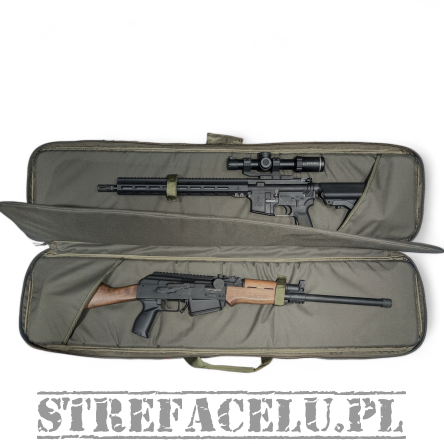 Case For 2x Carbines, Manufacturer : Garbacz (Poland), Model : Tactical 1, Color : Green, Length : 115cm x Height : 30cm x Width : 6cm