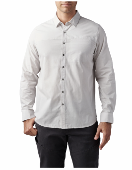 Men's Shirt, Manufacturer : 5.11, Model : Igor Solid Long Sleeve Shirt, Color : Cinder