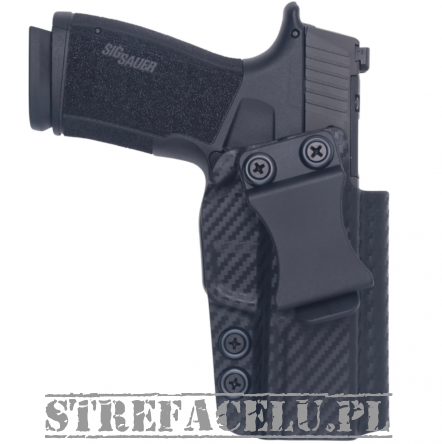 IWB Holster, Compatibility : Sig Sauer P365 XMACRO OR, Manufacturer : Concealment Express, Material : Kydex, For Persons : Right Handed, Finish : Carbon