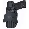 Kabura zewnętrzna prawa do pistoletu H&K USP 9/40 FS, RH OWB kydex, kolor: czarny - 2