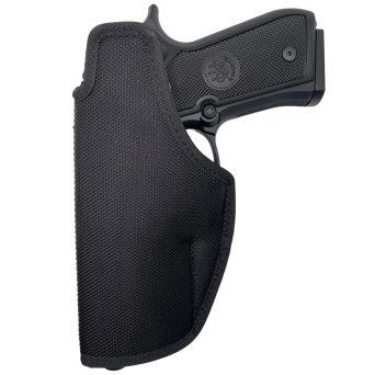 Nylon Holster, Manufacturer : Falco Holster (Slovakia), Carrying Type : IWB Internal; Model : Premium MultiFit Full-size, Color : Black