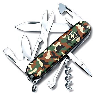 Victorinox Climber Pocket Knife, 91mm Camouflage