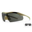 Okulary WileyX Vapor 2.5 Grey / Clear / 3511 Tan Frame