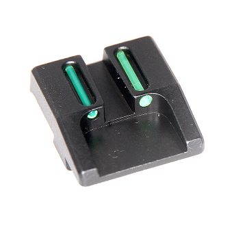 Fiber optic rear sight for XDM